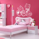 Animal Funny cat pussycat love a heart Kids Stylish Wall Art Sticker Decal 9982