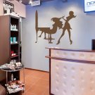 Beauty salon manicure hands barbershop Stylish Wall Art Sticker Decal 9041-2