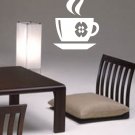 A restaurant kitchen coffee bar Tea coffee Stylish Wall Art Sticker Decal 9113