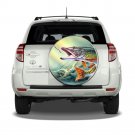 Fishing Trout Hook River Full Color Car Decal Sticker KC-372 FRST