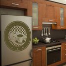 A restaurant kitchen coffee bar Tea croissant Stylish Wall Art Sticker Decal9127