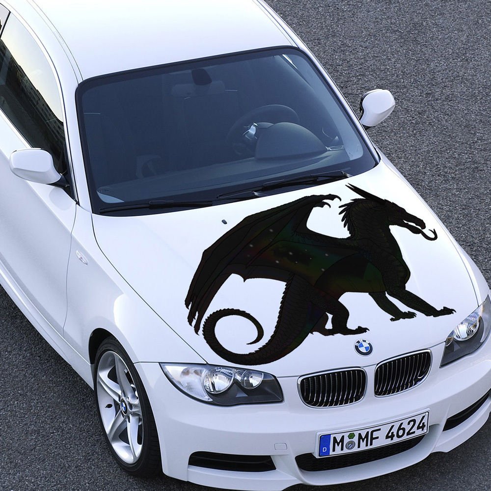 Dragon Myth Monster Wings Full Color Car Decal Sticker KR-69 FRST