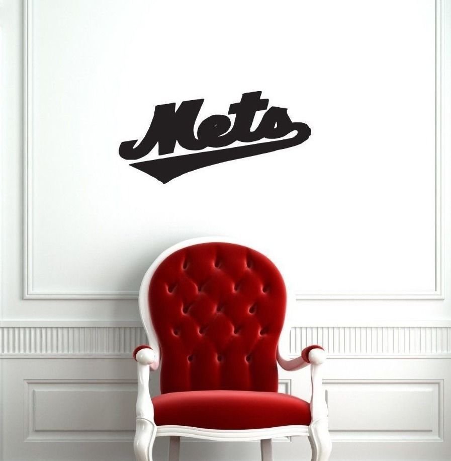 Wall Sticker Decal American Baseball MLB Team Logo New York Mets Gm1147