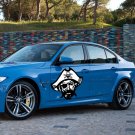 Jolly Roger Pirates Skull Full Color Car Decal Sticker KR-67 FRST