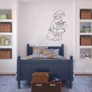 Wall Decor Vinyl Decal Sticker  SANTA CLAUS WITH GIFTS DA623