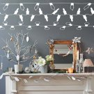 Garland light bulbs celebration decoration Stylish Wall Art Sticker Decal 9346