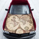 Globe Map Of The Hemisphere Full Color Car Decal Sticker KR-155 FRST