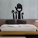 Wall Decor Vinyl Decal Sticker Heart In Hands tz2224