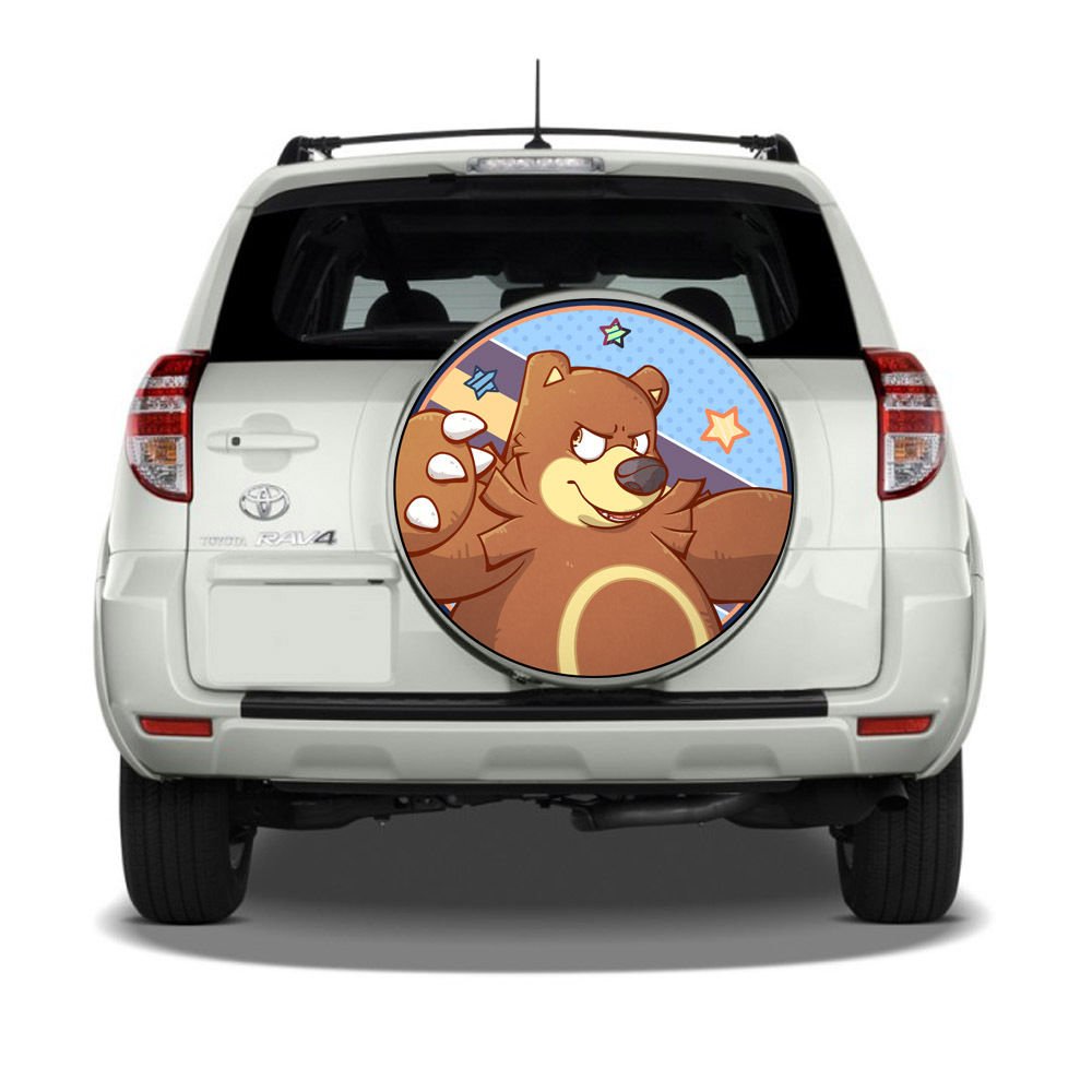 Cartoon Hero Anime Bear Full Color Car Decal Sticker KC-189 FRST