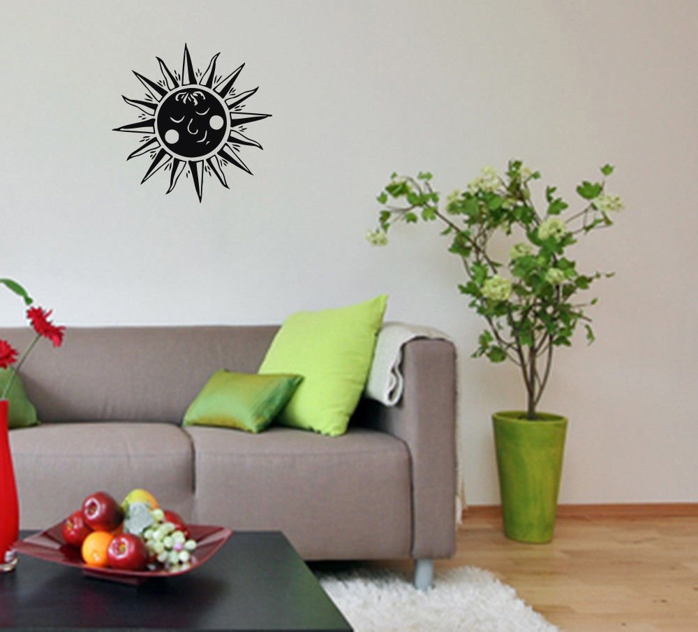Wall Decor Vinyl Decal Sticker  SUN RAYS OF HAPPINESS DA610