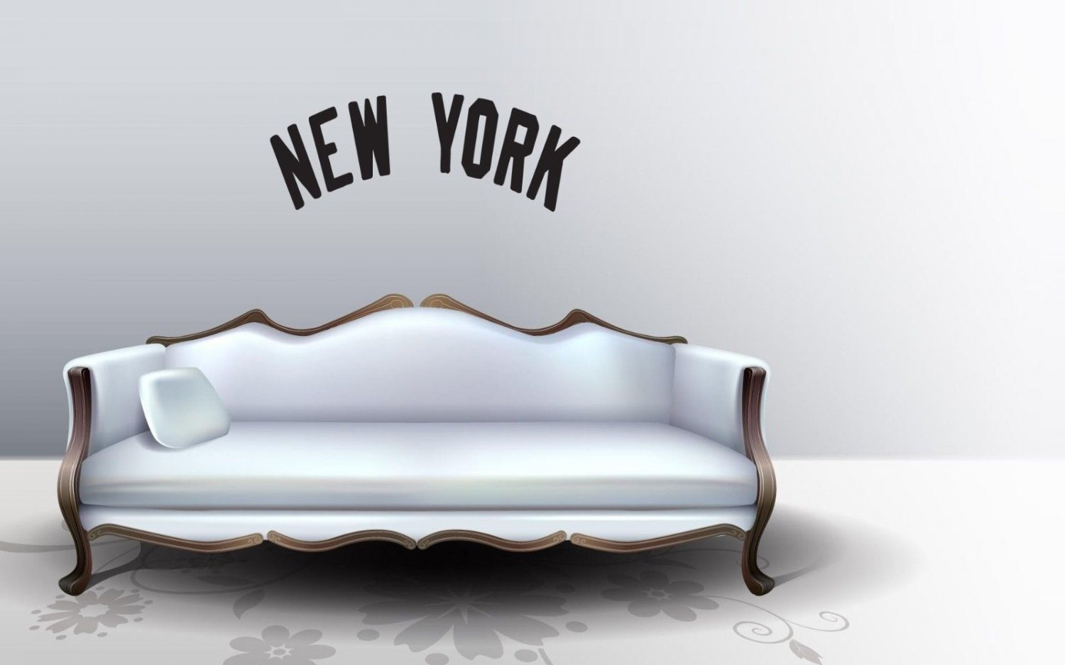 Wall Sticker Decal American Baseball MLB Team Logo New York Yankees Gm0907