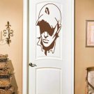 A man room boy cap teenager bathroom Stylish Wall Art Sticker Decal 8663