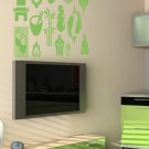 A restaurant Sushi bar kitchen tea rolls Stylish Wall Art Sticker Decal 9099