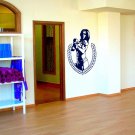 Gym girl weight figure fitness barbell Kids Stylish Wall Art Sticker Decal9363-2