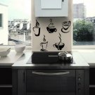 A restaurant Cafe bar kitchen tea coffee cake Stylish Wall Art Sticker Decal9003