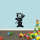 Wall Decor Vinyl Decal Sticker  SMART BEAR WITH A PENCIL  DA602