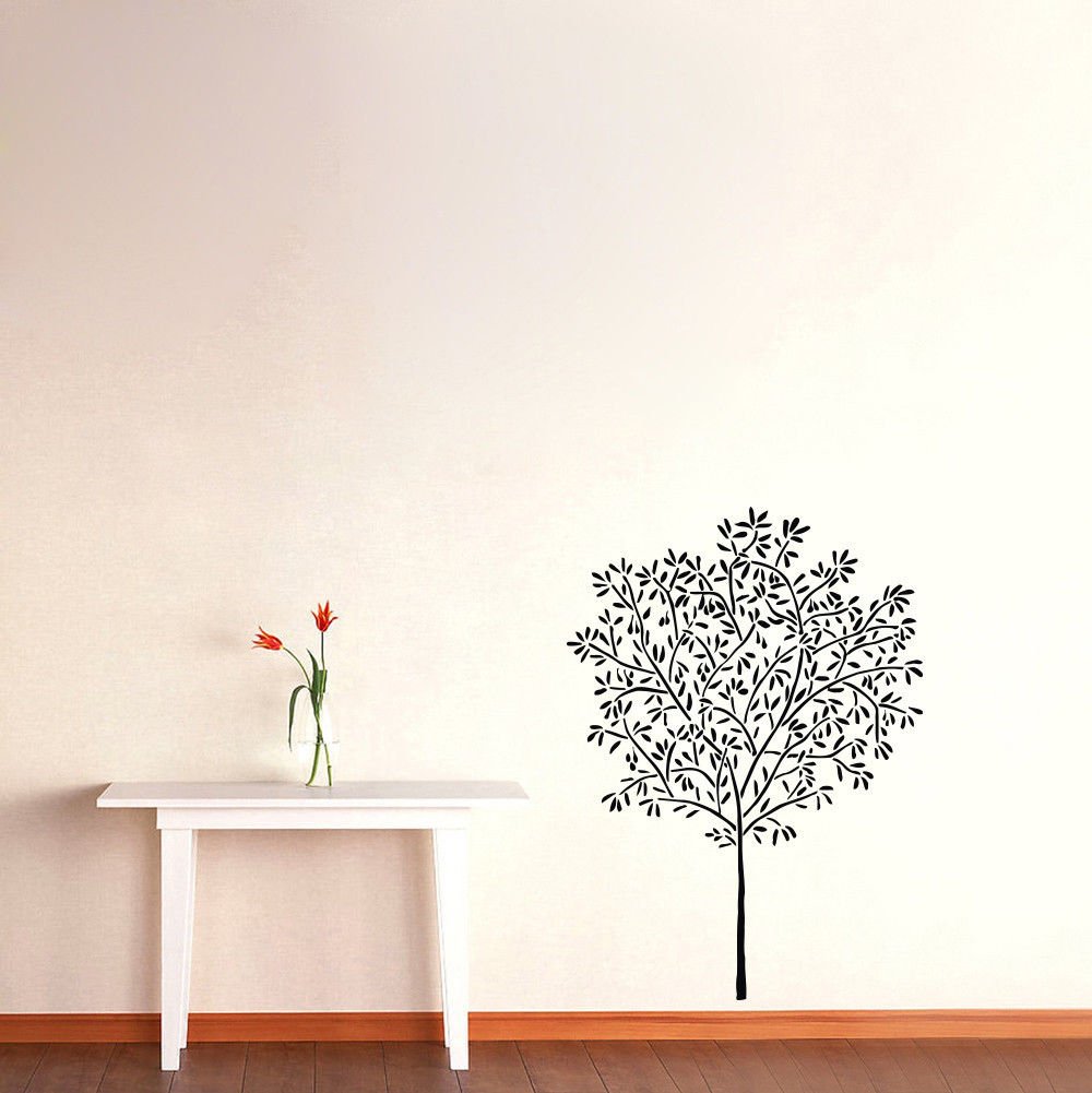 Wall Decor Vinyl Decal Sticker TREE WITH THE LEAVES DA557