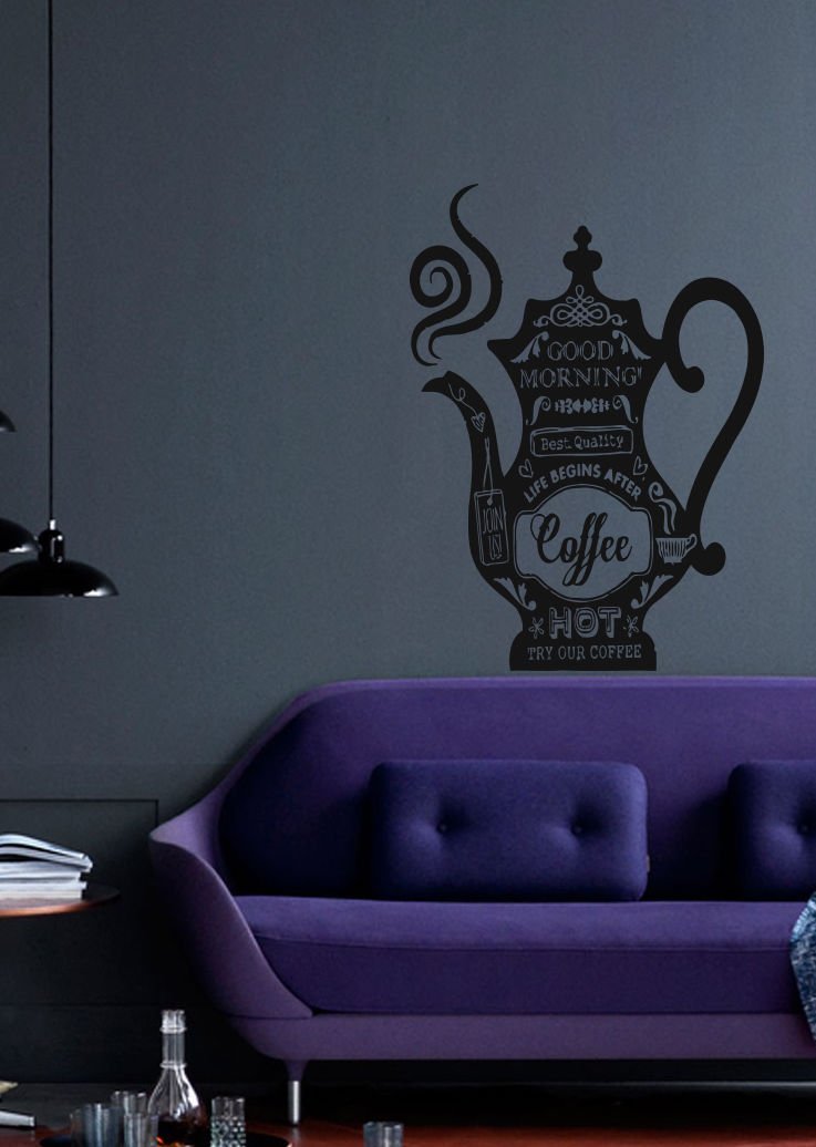 A restaurant Cafe chocolate coffee maker Stylish Wall Art Sticker Decal 9129