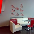 A restaurant Cafe bar kitchen tea coffee cake Stylish Wall Art Sticker Decal8980