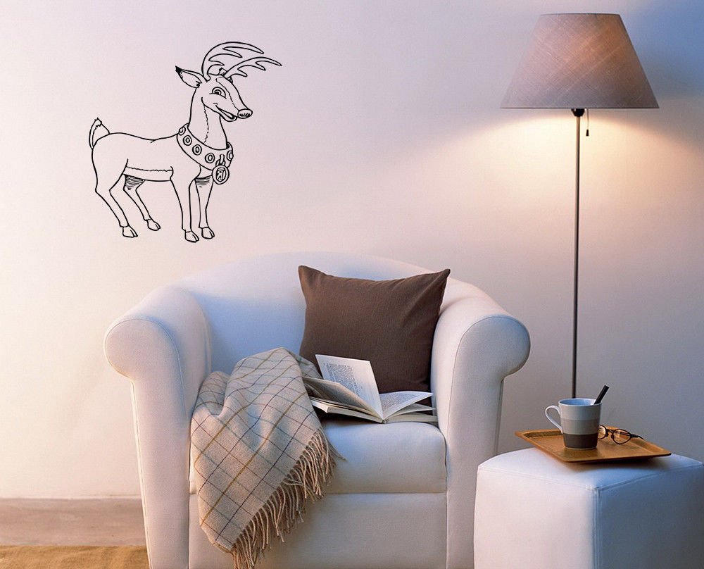 Wall Decor Vinyl Decal Sticker BIG HEAD OF A DEER DA650