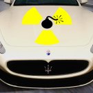 Bomb Danger Explosion Warning Full Color Car Decal Sticker KC-127 FRST
