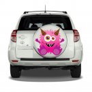 Little Pink Monster Full Color Car Decal Sticker KC-227 FRST