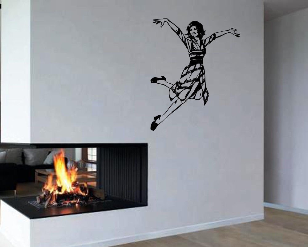 Wall Decor Vinyl Decal Sticker       dress girl shoes joy DA1428