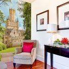 Mansion, Road to the castle non woven wallpaper, photo wallpaper, Wall mural