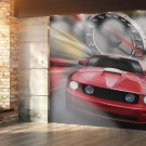 Speed, Ford Mustang,Mustang,Red car,Red car non woven wallpaper, photo wallpaper
