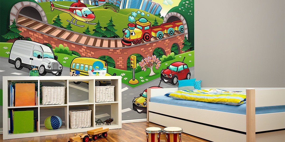 Nursery Room Decor, Kids Room non woven wallpaper, children, photo wallpaper