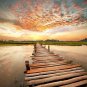 sunset on the river non woven wallpaper, landscape, sunset,photo wallpaper, Wall