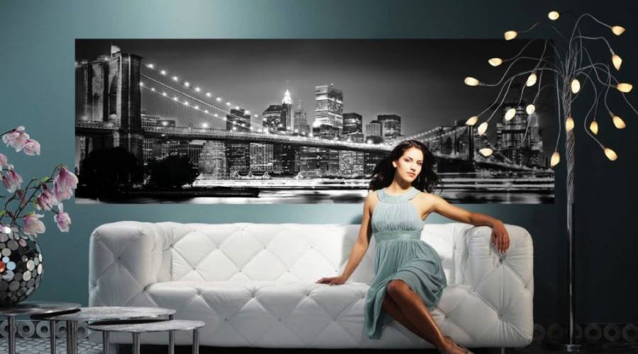 Brooklyn Bridge non woven wallpaper, city, Wall Design, photo wallpaper, Wall