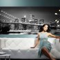 Brooklyn Bridge non woven wallpaper, city, Wall Design, photo wallpaper, Wall