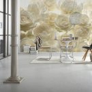 White roses , Flowers , White roses non woven wallpaper, photo wallpaper, Wall