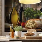 Wine and olive oil Restaurant, kitchen decor, non woven wallpaper, wall mural
