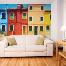 Burano Italy City View, Landscape non woven wallpaper, photo wallpaper, Wall