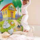 Nursery wallpaper, Funny animals, funny farm photo wallpaper, Wall mural