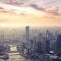 Shanghai China Wallpaper, city sights, non woven wallpaper, Wall Design, photo