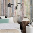 Shabby chic, Wooden Fence non woven wallpaper, wood,photo wallpaper, Wall mural