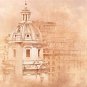 Vintage Looking Wallpaper, city sights, non woven wallpaper, Wall Design, photo