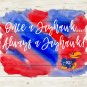 KU Jayhawk - Kansas University Watercolor Art Print with Quote: 10" x 8"