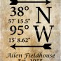 KU ~ Kansas University ~ Allen Fieldhouse Art Print: 8" x 10"