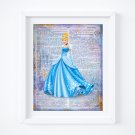 Cinderella Dictionary Digital Art Print ~ 8" x 10"