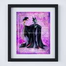 Maleficent ~ Sleeping Beauty Dictionary Digital Art Print ~ 8" x 10"