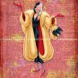 Cruella De Vil ~ 101 Dalmations Dictionary Digital Art Print ~ 8" x 10"