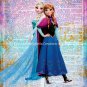 Frozen ~ Elsa & Anna Dictionary Digital Art Print ~ 8" x 10"