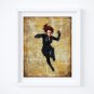 Black Widow ~ Marvel Dictionary Digital Art Print ~ 8" x 10"