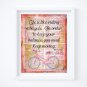 Bicycle - Albert Einstein Quote Dictionary Digital Art Print ~ 11" x 14"