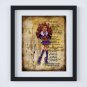 Clawdeen Wolf ~ Monster High Layered Digital Art Print ~ 8" x 10"