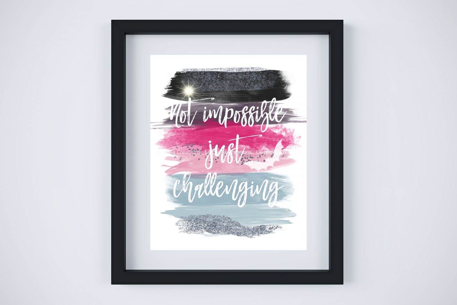 Draculaura - Monster High - Watercolor Brush Art Print with Quote: 8" x 10"